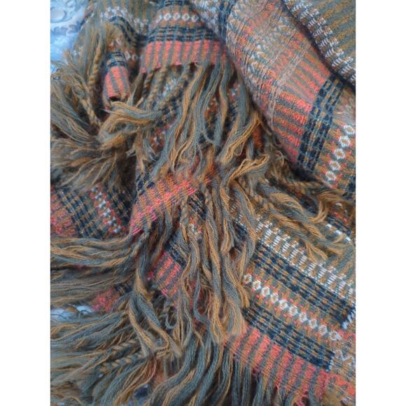 Free People Fringe Striped Sweater Wrap - Picture 6 of 6
